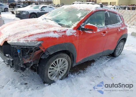 2020 Hyundai Kona Sel z USA, uszkodzony, nr VIN KM8K22AA2LU567955